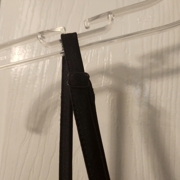 Black Satin Slip Dress - Picture 5 of 8